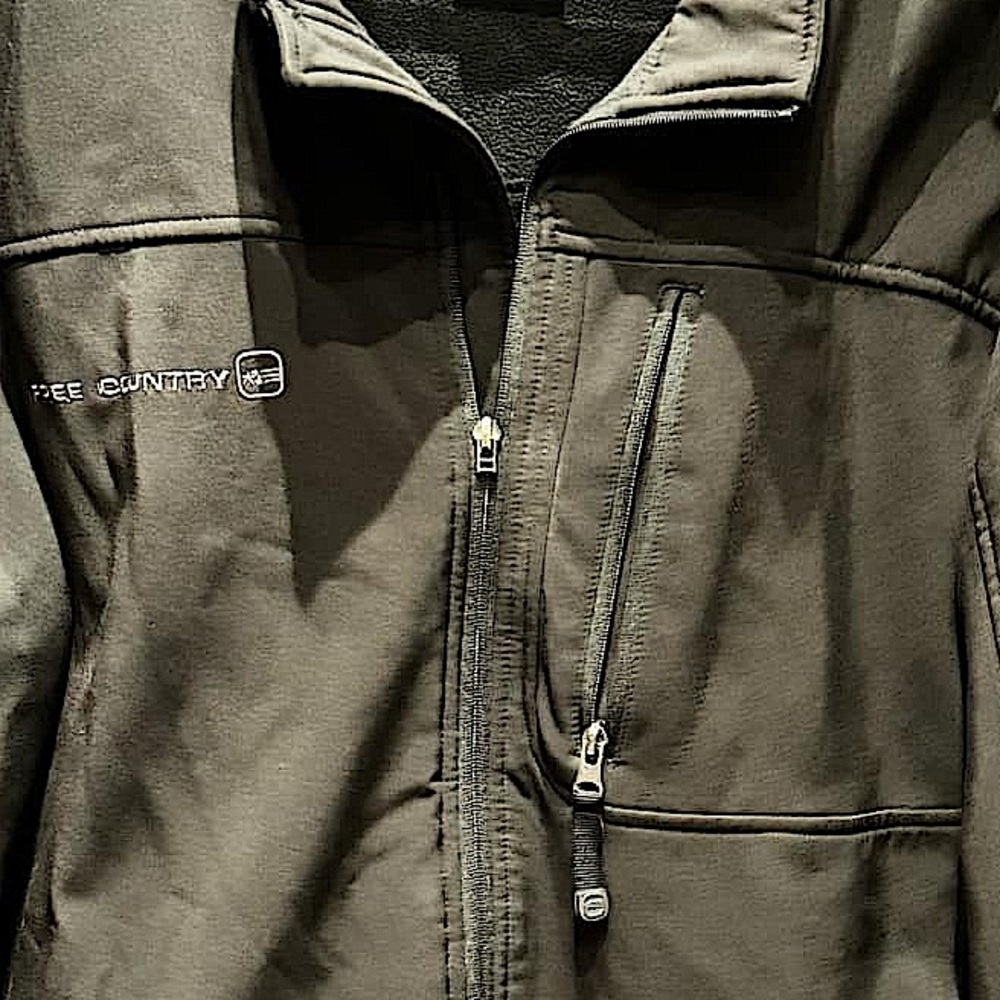 Free Country Lightweight Black Jacket Multiple Pockets Size Large Like New — image 3 of 5